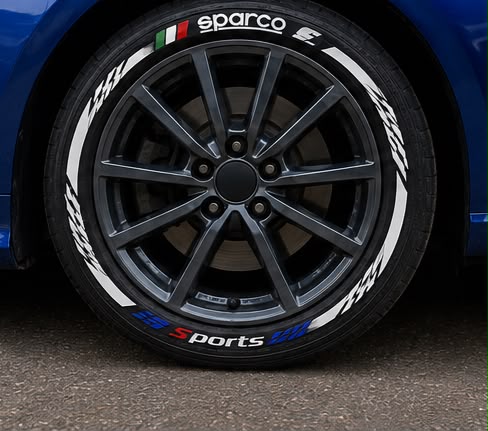 Sparco Tyre Sticker Sparco Tyre Sticker