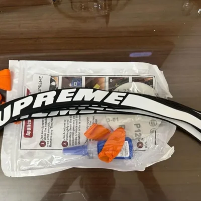 Supreme Car Tyre Sidewall Sticker | Universal Wheel Tyre Lettering Decal (Pack of 8 with glue)
