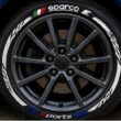 Sparco Tyre Sticker Sparco Tyre Sticker