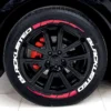 Black Listed tyre Sticker