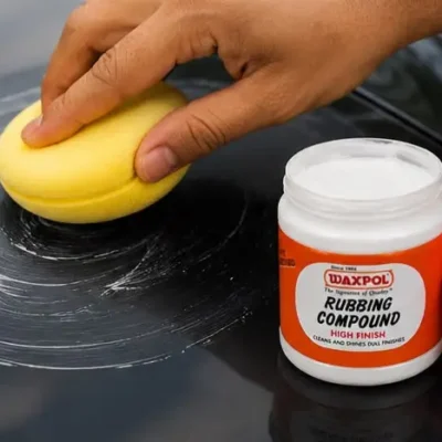 Waxpol Rubbing Compound High Finish | Car Scratch Remover & Paint Restorer