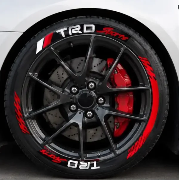 car tyre sidewall sticker