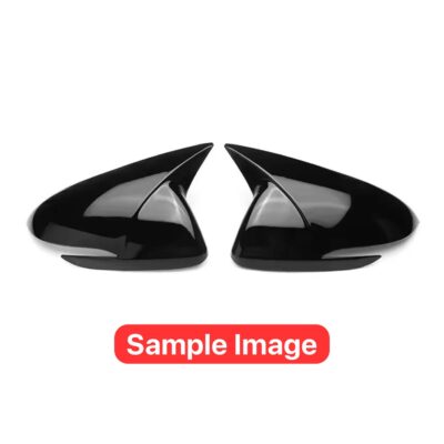 Suzuki Batman Style Mirror Cover with Indicator Glossy Black Imported Side Mirror Cover Pack of 2 Compatible with All Suzuki Cars with Indicator.