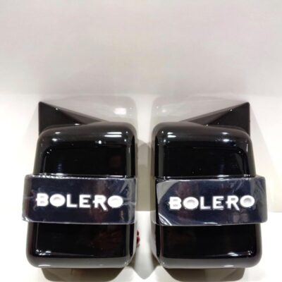 Bolero Batman Style Mirror Cover with Led Light Glossy Black Imported Side Mirror Cover Pack of 2