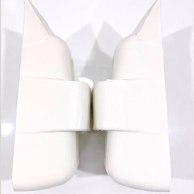 Bolero Batman Style Mirror Cover with Led Light White Imported Side Mirror Cover Pack of 2