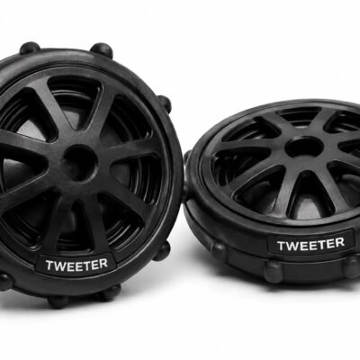 Just Mod TW-10 Universal Car Tweeter 360W | 4 Ohm Ultra Clear Car Audio Pack of 2