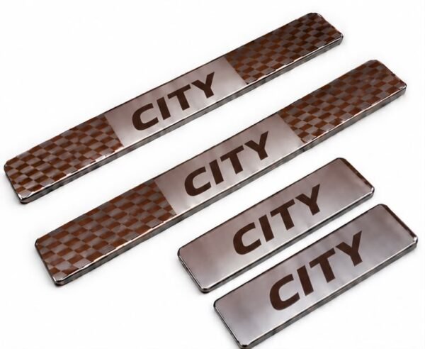 City Car Door Steel Welcome Sill Plate 