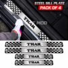 Thar Car Door Steel Welcome Sill Plate