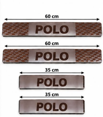 Polo Car Door Steel Welcome Sill Plate