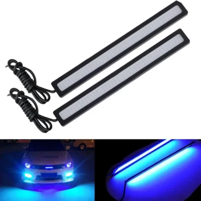 JUST MOD Blue 17cm LED Strip Light Waterproof Car 12V DRL Fancy Light For Car & Bike Pack of 2 (Copy)