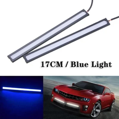 JUST MOD Blue 17cm LED Strip Light Waterproof Car 12V DRL Fancy Light For Car & Bike Pack of 2 (Copy)