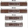 Brezza Car Door Steel Welcome Sill Plate