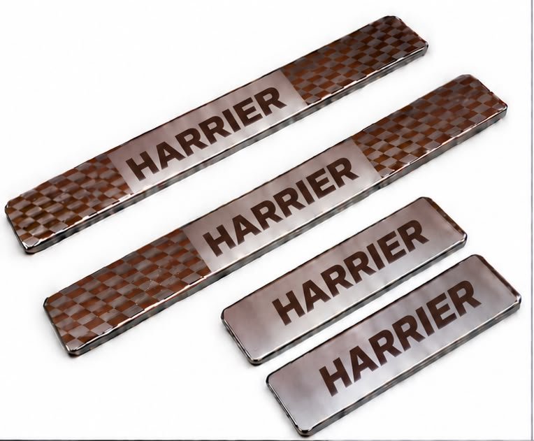 Harrier Car Door Steel Welcome Sill Plate