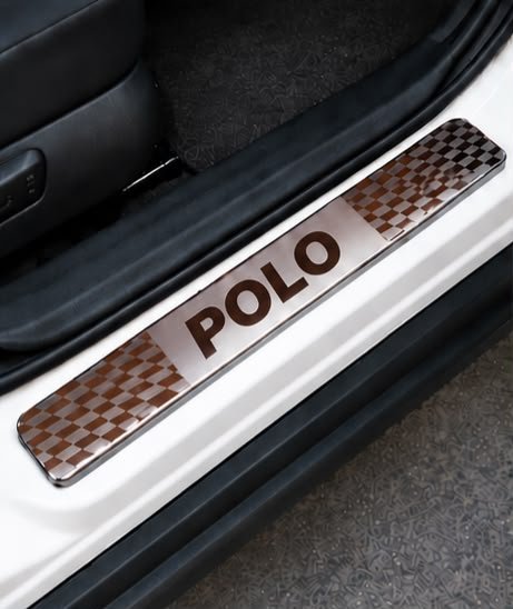 Polo Car Door Steel Welcome Sill Plate