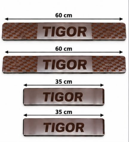 Tigor Car Door Steel Welcome Sill Plate