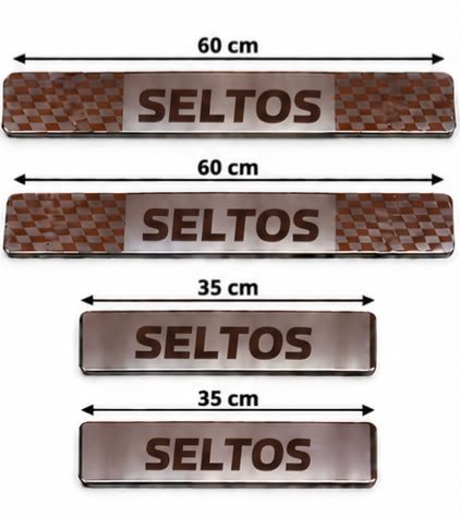 Seltos Car Door Steel Welcome Sill Plate