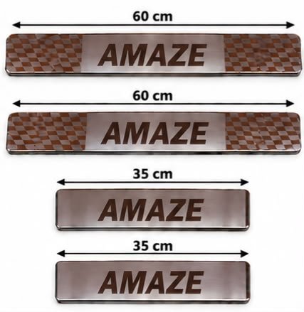 Amaze Car Door Steel Welcome Sill Plate