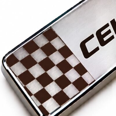 Celerio Car Door Steel Welcome Sill Plate | Compatible with All Models | Glossy Chrome Finish Pack of 4