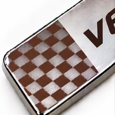 Venue Car Door Steel Welcome Sill Plate | Compatible with All Models | Glossy Chrome Finish Pack of 4