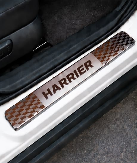 Harrier Car Door Steel Welcome Sill Plate