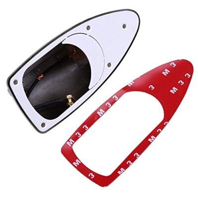 Car Shark Fin Roof Antenna Work with Radio FM/AM | Universal for Car (Imported Quality not made in india Product) (Black)