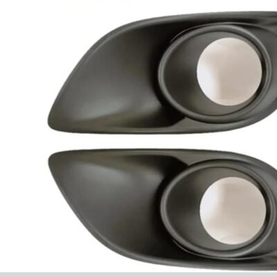 Swift 2011-14 Fog Lamp cover Bracket for 3 inch Projector Black ABS Plastic Pack of 2
