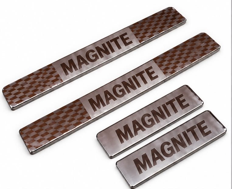 Magnite Car Door Steel Welcome Sill Plate