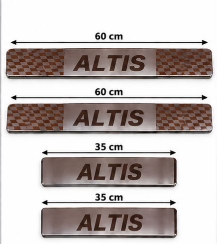 Altis Car Door Steel Welcome Sill Plate