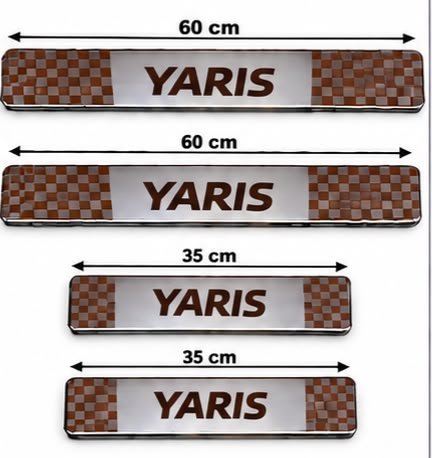 Yaris Car Door Steel Welcome Sill Plate