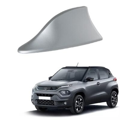 Car Shark Fin Roof Antenna Work with Radio FM/AM | Universal for Car (Imported Quality not made in india Product) (Silver)