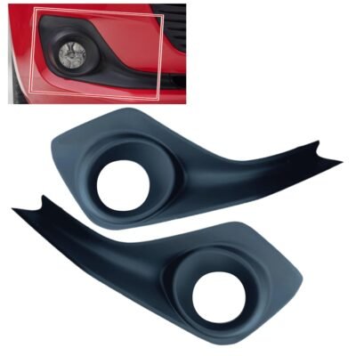 New Swift (2018-Present) Fog Lamp Cover For 3 inch Projector Bracket ABS Black Pack of 2