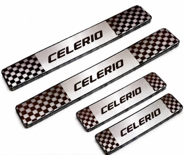 Celerio Car Door Steel Welcome Sill Plate