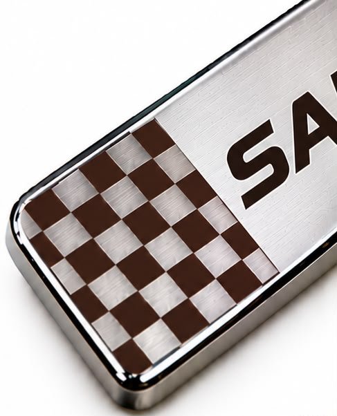 Santro Car Door Steel Welcome Sill Plate
