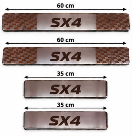 SX4 Car Door Steel Welcome Sill Plate