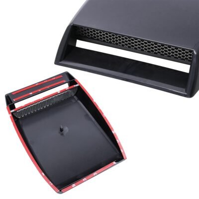 Universal Car Bonnet Vent Scoop Cover Black | Decorative Air Flow Intake Scoop Hood Vent Sticker Pack of 1
