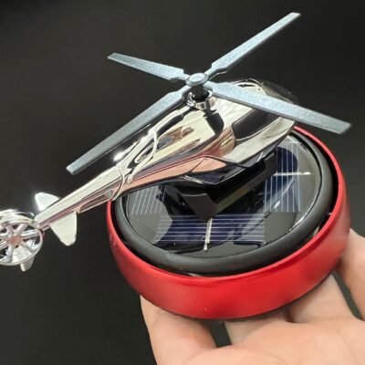 Solar Helicopter Car Dashboard Air Freshener & Perfume – Multicolour Pack of 1