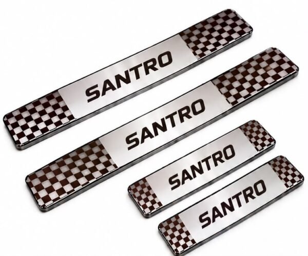 Santro Car Door Steel Welcome Sill Plate