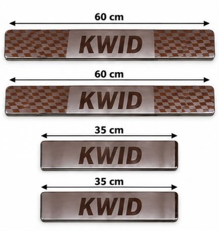 Kwid Car Door Steel Welcome Sill Plate
