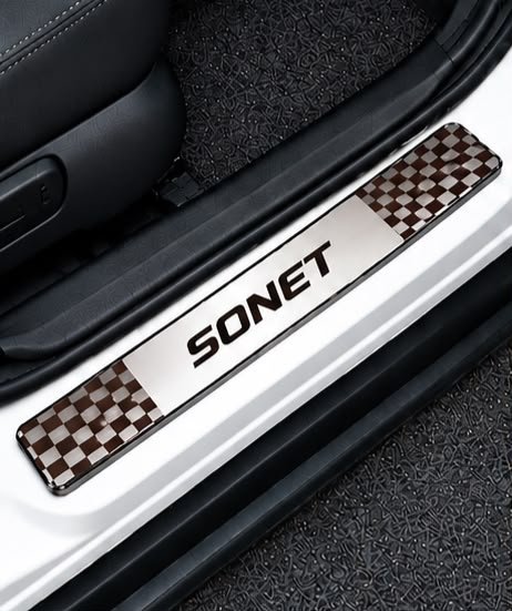 Sonet Car Door Steel Welcome Sill Plate