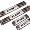 Xcent Car Door Steel Welcome Sill Plate