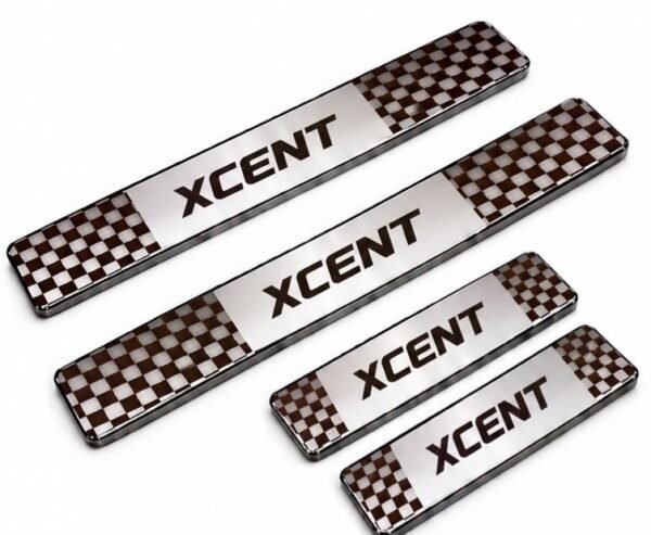 Xcent Car Door Steel Welcome Sill Plate