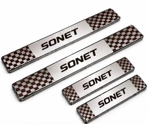 Sonet Car Door Steel Welcome Sill Plate