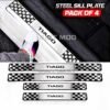 Tiago Car Door Steel Welcome Sill Plate