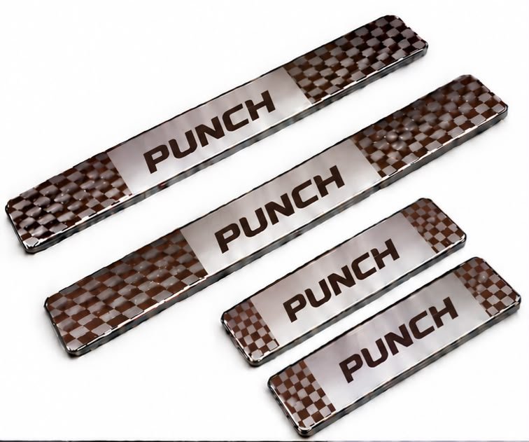 Punch Car Door Steel Welcome Sill Plate