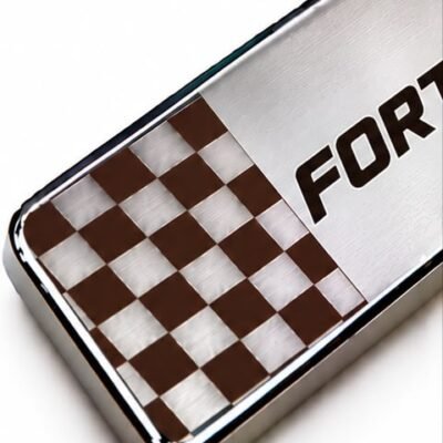 Fortuner Car Door Steel Welcome Sill Plate | Compatible with All Models | Glossy Chrome Finish Pack of 4