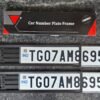 Car Number Plate Slider Frame