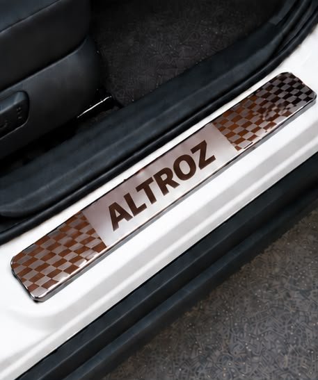 Altroz Car Door Steel Welcome Sill Plate