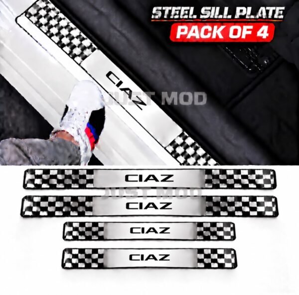 Ciaz Car Door Steel Welcome Sill Plate