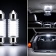White Dome Car LED Light