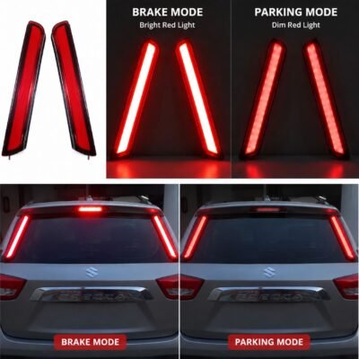 JUST MOD Brezza 2016-2022 Non-Matrix Pillar Light | 2 Function LED Light | Pack of 2